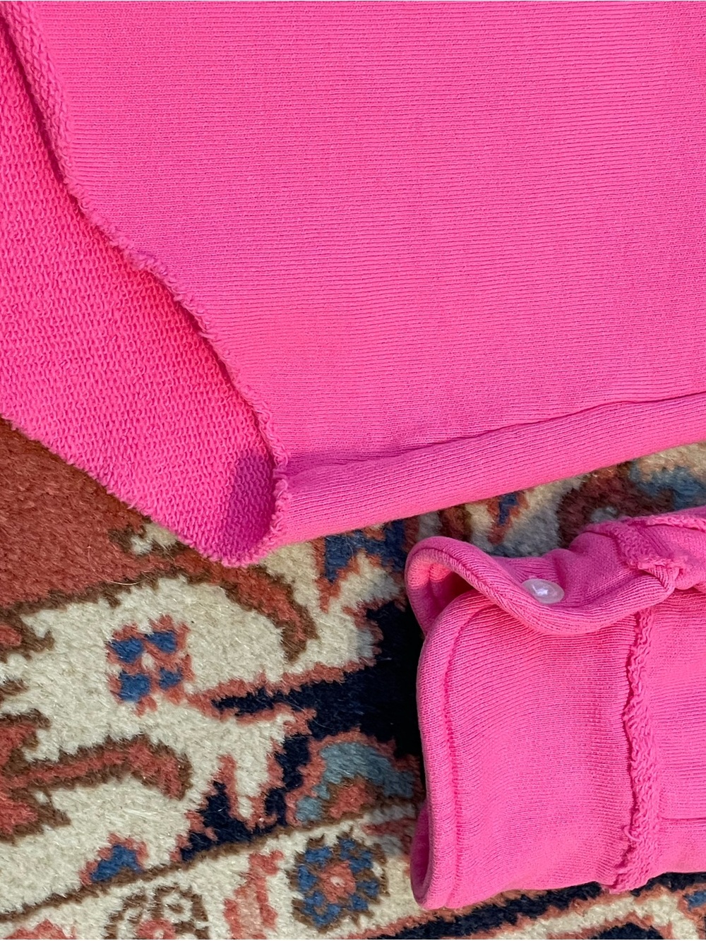 Frank & Eileen ‘Eileen’ Triple Terry Pink Button-Down Shirt - Picture 6 of 9
